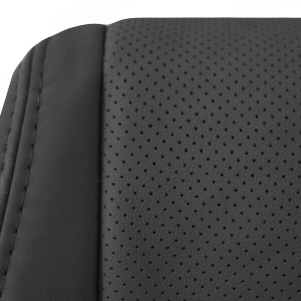 acura-rdx-cuir perforé-2007-2012-ebony-avant-conducteur-ou-passager-top-close-view-oem-replacement-seat-cover Acura RDX 2007-2012 - Housse de siège de remplacement OEM
