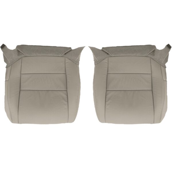 acura-tl-cuir perforé-2005-2014-taupe-conducteur-et-passager-fonds-oem-remplacement-de-siège Acura TL 2005-2014 | Housse de siège de remplacement OEM