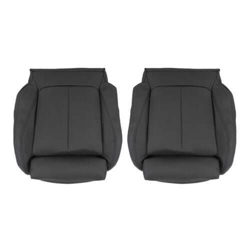 bmw-4-series-leatherette-2014-2020-negro-delantero-conductor-y-pasajero-inferior-oem-reemplazo-asiento-cubierta BMW Serie 4 2014-2020 | Funda de asiento de recambio OEM