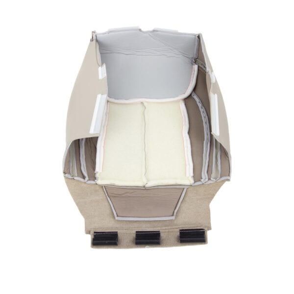 cadillac-dts-genuine-leather-perforated-2006-2011-shale-front-driver-or-passenger-bottom-inside-out-view-oem-replacement-seat-cover Cadillac DTS 2006-2011 - Housse de siège de remplacement OEM