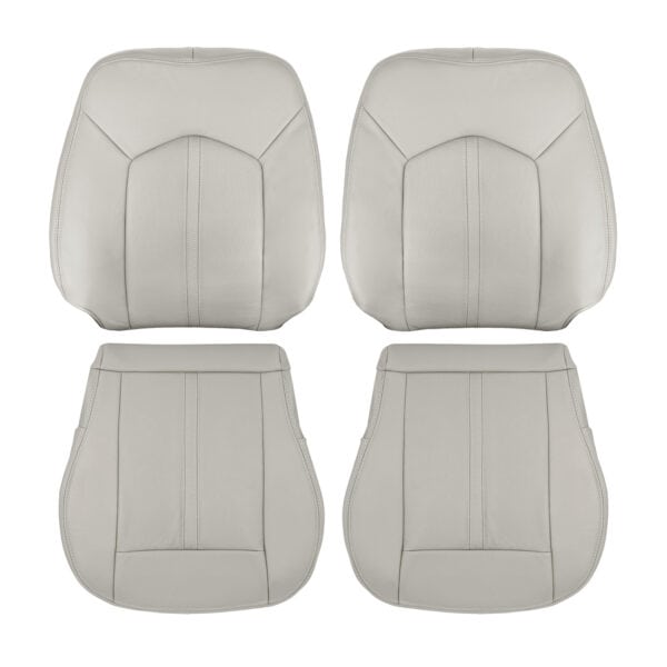 cadillac-srx-genuine-leather-perforated-2010-2016-shale-driver-and-passenger-top-and-bottom-oem-replacement-seat-cover Cadillac SRX 2010-2016 - Housse de siège de remplacement OEM