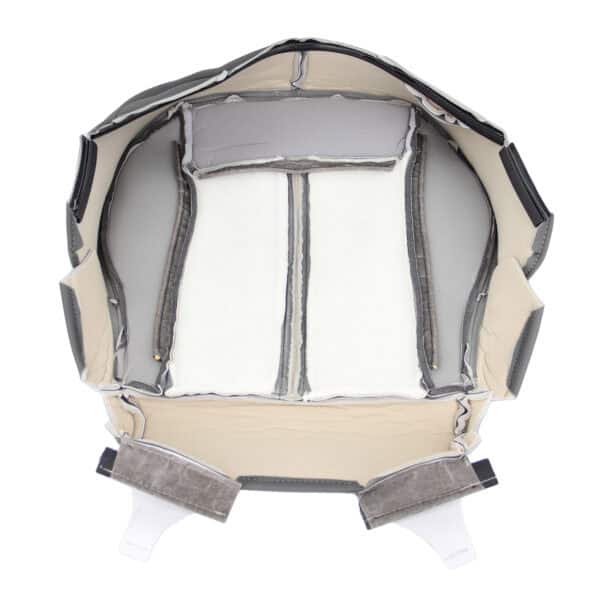 cadillac-srx-leatherette-perforated-2010-2016-light-titanium-driver-or-passenger-bottom-inside-out-view-oem-replacement-seat-cover Cadillac SRX 2010-2016 - Housse de siège de remplacement OEM