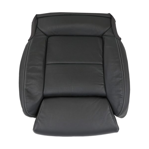cadillac-xts-perforated-leather-2013-2019-jet-black-driver-bottom-oem-replacement-seat-cover-2 Cadillac XTS 2013-2019 | OEM-Replacement Seat Cover