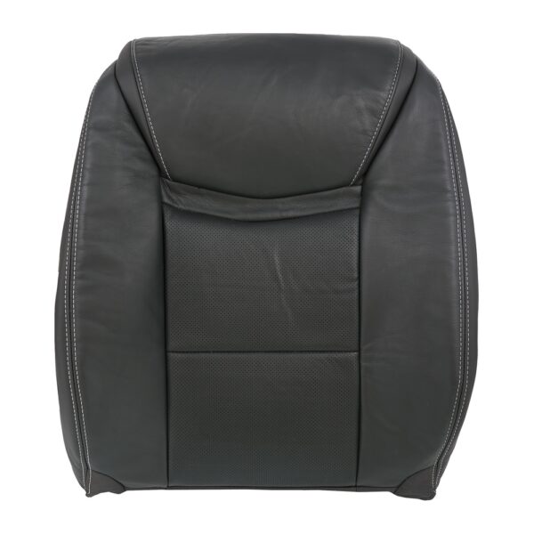 cadillac-xts-perforated-leather-2013-2019-jet-black-driver-top-oem-replacement-seat-cover-3 Cadillac XTS 2013-2019 | OEM-Replacement Seat Cover