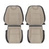 chevrolet-camaro-genuino-cuero-perforado-2010-2015-2-tono-negro-beige-cubre-asientos-de-conductor-y-pasajero-de-arriba-y-abajo-oem-de-reemplazo Chevrolet Camaro 2010-2015 | OEM-Reemplazo Funda de asiento