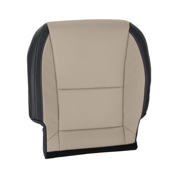 chevrolet-camaro-genuino-cuero-perforado-2010-2015-2-tono-negro-beige-fondo-de-asiento-de-reemplazo-oem-2 Chevrolet Camaro 2010-2015 | OEM-Reemplazo Funda de asiento
