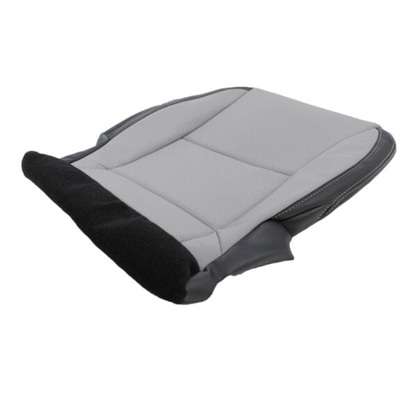 chevrolet-camaro-genuino-cuero-perforado-2010-2015-2-tono-negro-gris-fondo-de-asiento-del-conductor-de-reemplazo-oem Chevrolet Camaro 2010-2015 | OEM-Reemplazo Funda de asiento