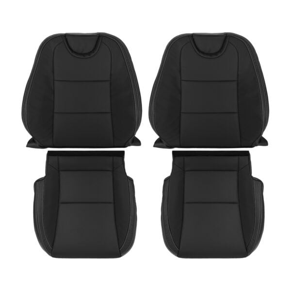 chevrolet-camaro-genuino-cuero-perforado-2010-2015--negro-conductor-y-pasajero-tapa-y-fondo-oem-reemplazo-asiento-cubierta Chevrolet Camaro 2010-2015 | OEM-Reemplazo Funda de asiento