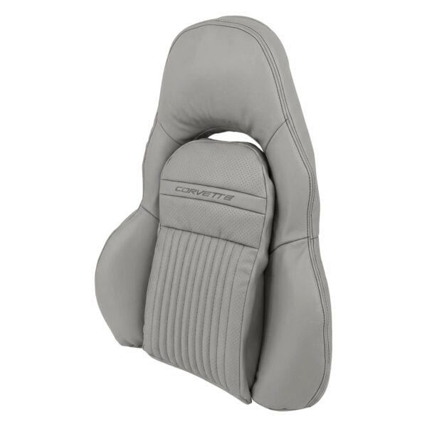 chevrolet-corvette-1997-2004-cuir-perforé-gris-clair-pour-le-conducteur-ou-le-passager-couverture-de-siège-oem-de-remplacement-2 Chevrolet Corvette 1997-2004 - Housse de siège de remplacement OEM