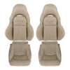 chevrolet-corvette-1997-2004-cuir-perforé-cuir-clair-chêne-conducteur-et-passager-top-et-bottom-oem-replacement-seat-cover Chevrolet Corvette 1997-2004 - Housse de siège de remplacement OEM