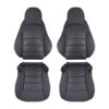 chevrolet-corvette-2005-2013-perforated-leather-ebony-driver-and-passenger-top-and-bottom-oem-replacement-seat-cover Chevrolet Corvette 2005-2013 - Housse de siège de remplacement OEM