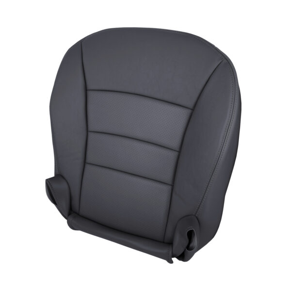 chevrolet-corvette-2005-2013-cuir perforé-ébène-fond conducteur-oem-remplacement-siège-2 Chevrolet Corvette 2005-2013 - Housse de siège de remplacement OEM