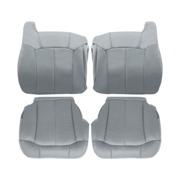chevrolet-suburban-cuir-2000-2002-gris-moyen-avant-conducteur-et-passager-haut-et-bas-remplacement-OEM-housse-de-siège.jpg Chevrolet Suburban 2000-2002 - Housse de siège de remplacement OEM