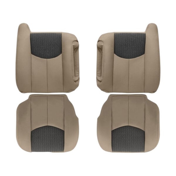 chevrolet-suburban-cuir-avec-accents-2001-2004-moyen-neutre-avec-graphite-avant-conducteur-et-passager-haut-et-bas-oem-remplacement-de-siège1 Chevrolet Suburban 2001-2004 - Housse de siège de remplacement OEM