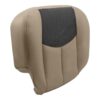 chevrolet-suburban-cuir-avec-accents-2001-2004-moyen-neutre-avec-graphite-avant-passager-fond-oem-remplacement-siège-1 Chevrolet Suburban 2001-2004 - Housse de siège de remplacement OEM