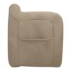 chevrolet-suburban-cuir-avec-accents-2001-2004-medium-neutre-avec-graphite-avant-passager-top-inside-out-view-oem-replacement-seat-cover Chevrolet Suburban 2001-2004 - Housse de siège de remplacement OEM