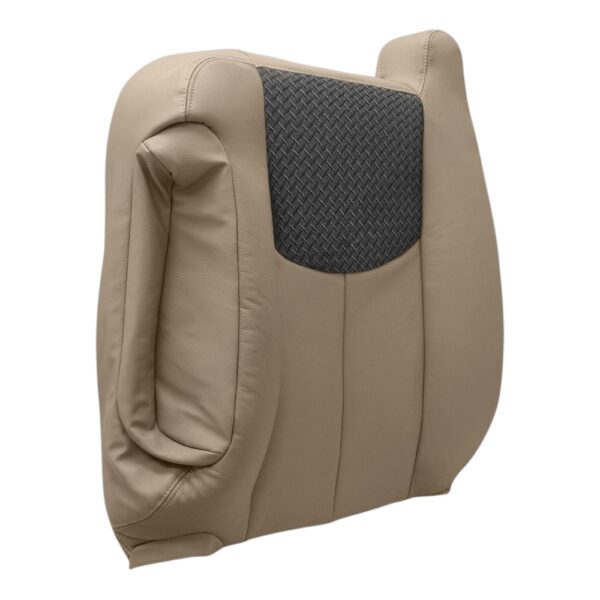 chevrolet-suburban-cuir-avec-accents-2001-2004-moyen-neutre-avec-graphite-avant-passager-top-oem-remplacement-de-la-sieste-1 Chevrolet Suburban 2001-2004 - Housse de siège de remplacement OEM