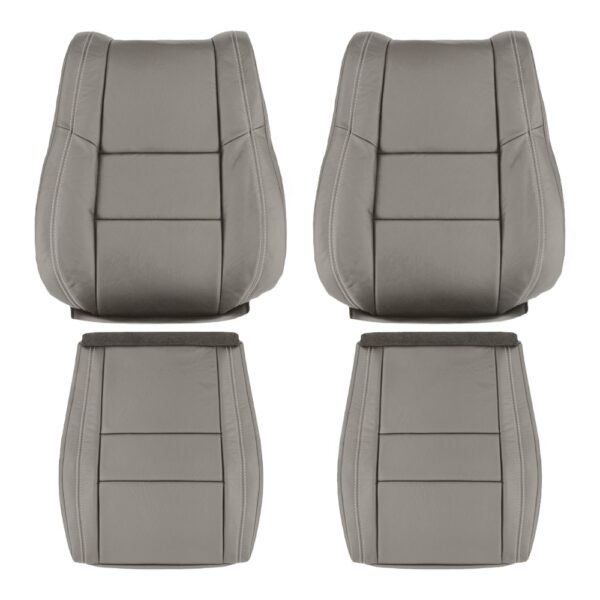 dodge-durango-cuero-2011-2013-medio-gris-frontal-conductor-y-pasajero-tapa-y-fondo-oem-reemplazo-asiento-cubierta Dodge Durango 2011-2025 | Funda de asiento de recambio OEM