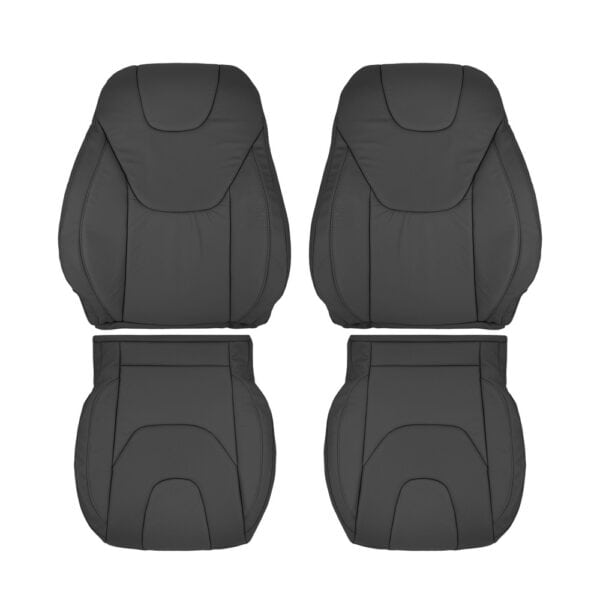 ford-edge-titanium-perforated-leather-2017-2020-ebony-front-driver-and-passenger-top-and-bottom-oem-replacement-seat-cover Ford Edge Titanium 2015-2021 | OEM-Replacement Seat Cover