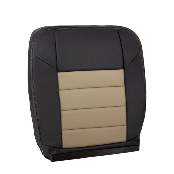 ford-excursion-cuir-2004-2005-medium-pebble-with-charcoal-black-front-passenger-top-oem-replacement-seat-cover-1 Ford Excursion 2004-2005 (2 rangées) - Housse de siège de remplacement OEM