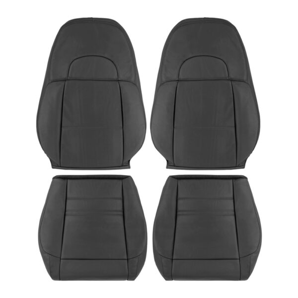 ford-explorer-xlt-leather-1998-2000-dark-graphite-front-driver-and-passenger-top-and-bottom-oem-replacement-seat-cover Ford Explorer XLT 1998-2000 - Housse de siège de remplacement OEM