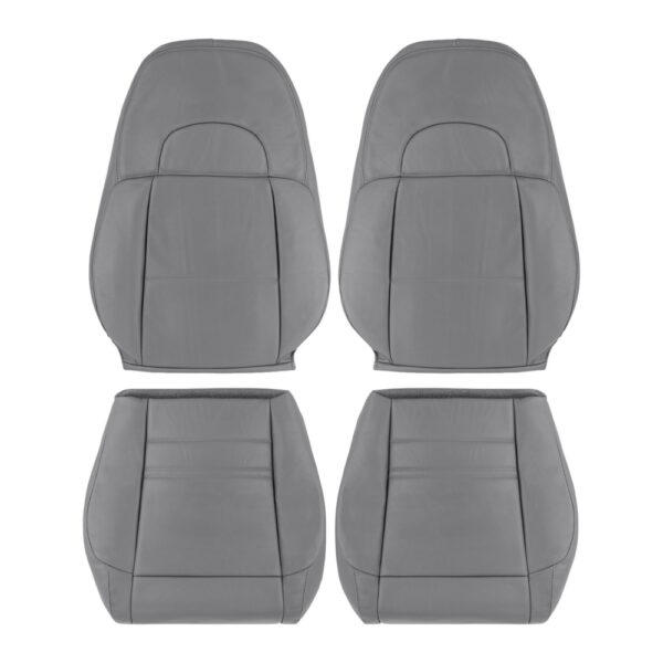 ford-explorer-xlt-leather-1998-2000-medium-graphite-front-driver-and-passenger-top-and-bottom-oem-replacement-seat-cover Ford Explorer XLT 1998-2000 - Housse de siège de remplacement OEM
