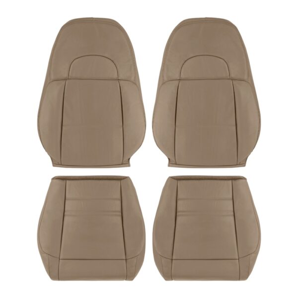 ford-explorer-xlt-leather-1998-2000-medium-prairie-tan-avant-conducteur-et-passager-top-et-bottom-oem-replacement-seat-cover Ford Explorer XLT 1998-2000 - Housse de siège de remplacement OEM