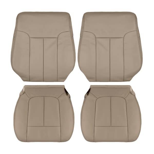 ford-f-150-perforated-leather-2009-2010-camel-front-driver-and-passenger-top-and-bottom-oem-replacement-seat-cover Ford F-150 2009-2014 | Funda de asiento de recambio OEM