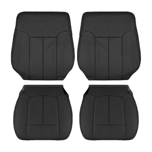 ford-f-150-cuir-perforé-2009-2014-noir-avant-conducteur-et-passager-top-et-bottom-oem-replacement-seat-cover Ford F-150 2009-2014 - Housse de siège de remplacement OEM