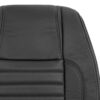 ford-mustang-genuine-leather-perforated-2010-2014-charcoal-driver-or-passenger-top-close-view-oem-replacement-seat-cover Ford Mustang V6 Premium 2010-2014 - Housse de siège de remplacement OEM