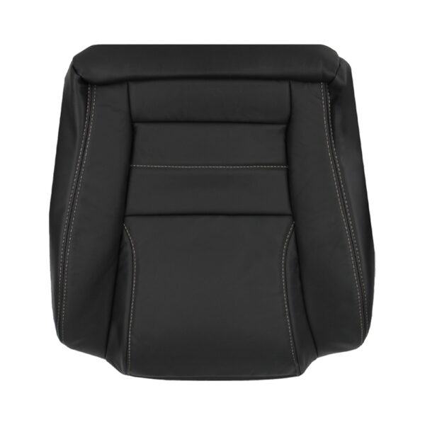 ford-mustang-cuir-1994-1998-noir-coutures-blanches-avant-conducteur-bas-remplacement-OEM-housse-de-siège Ford Mustang 1994-1998 - Housse de siège de remplacement OEM