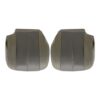 gmc-yukon-cuir-2001-2002-gris foncé et gris clair-avant-conducteur-et-passager-fonds-oem-remplacement-de-siège GMC Yukon 2001-2002 - Housse de siège de remplacement OEM