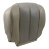 gmc-yukon-cuir-2001-2002-gris-obscur-et-gris-clair-avant-passager-fond-oem-remplacement-de-siège GMC Yukon 2001-2002 - Housse de siège de remplacement OEM