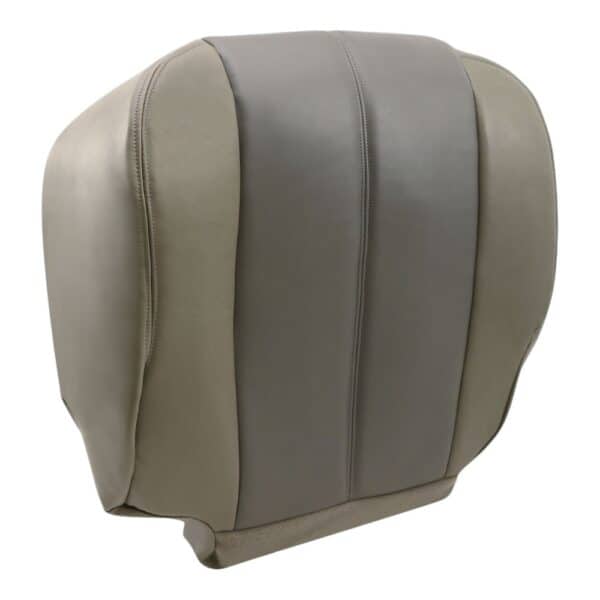 gmc-yukon-cuir-2001-2002-gris-obscur-et-gris-clair-avant-passager-fond-oem-remplacement-de-siège GMC Yukon 2001-2002 - Housse de siège de remplacement OEM
