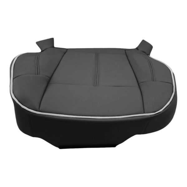 hummer-h3-leather-2006-2010-ebony-pewter-piping-front-driver-or-passenger-bottom-oem-replacement-seat-cover Hummer H3 2006-2010 - Housse de siège de remplacement OEM
