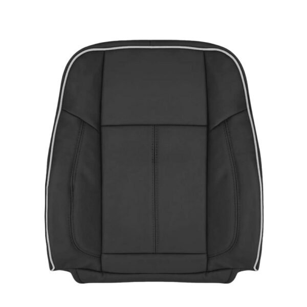 hummer-h3-leather-2006-2010-ebony-pewter-piping-front-driver-top-oem-replacement-seat-cover Hummer H3 2006-2010 - Housse de siège de remplacement OEM