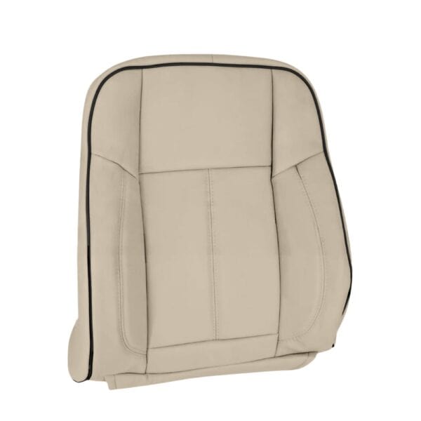 hummer-h3-cuir-2006-2010-cachemire-clair-ébène-piping-avant-passager-top-oem-remplacement-siège-1 Hummer H3 2006-2010 - Housse de siège de remplacement OEM