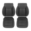 kia-sorento-genuino-cuero-perforado-2016-2020-negro-cubre-asientos-de-sustitución-oem-del-conductor-y-pasajero-parte-alta-y-baja Kia Sorento 2016-2020 | Funda de asiento de recambio OEM