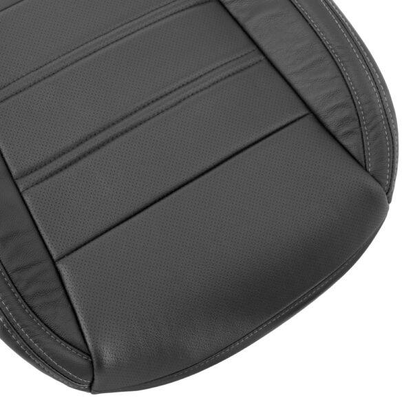 kia-sorento-genuino-cuero-perforado-2016-2020-negro-cubre-asiento-de-reemplazo-oem-de-conductor-o-pasajero-abajo-cerrado Kia Sorento 2016-2020 | Funda de asiento de recambio OEM