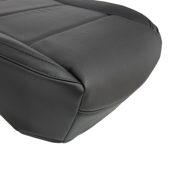kia-telluride-simili cuir perforé-2020-2025-noir-conducteur ou passager-vue rapprochée-housse de siège de remplacement OEM-1 Kia Telluride 2020-2025 | Housse de siège de remplacement OEM