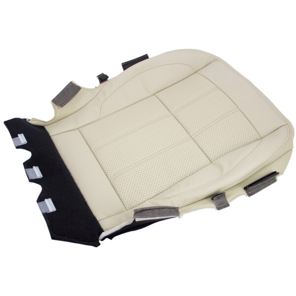 land-rover-range-rover-evoque-cuir perforé-2020-2026-gray-driver-bottom-oem-replacement-seat-cover Land Rover Range Rover Evoque 2020-2026 | Housse de siège de remplacement OEM