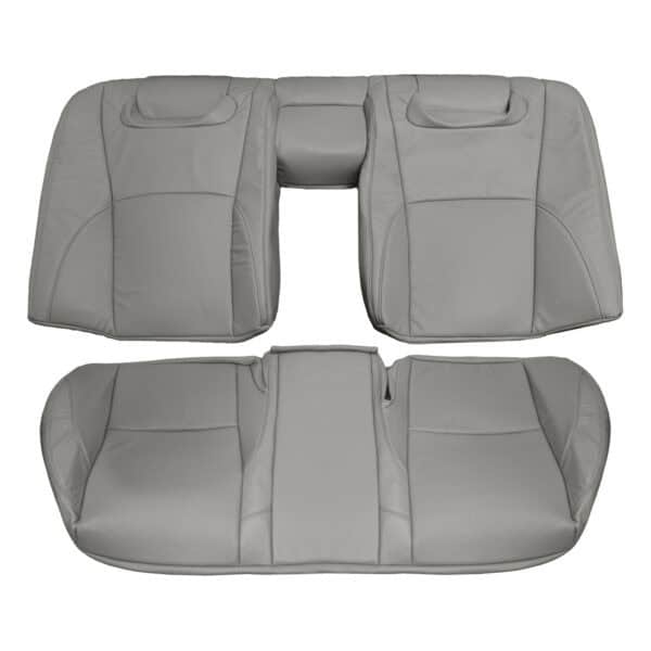 lexus-es350-perforated-leather-2007-2010-gray-rear-driver-and-passenger-top-and-bottom-oem-replacement-seat-cover Lexus ES350 2007-2012 | Funda de asiento de recambio OEM