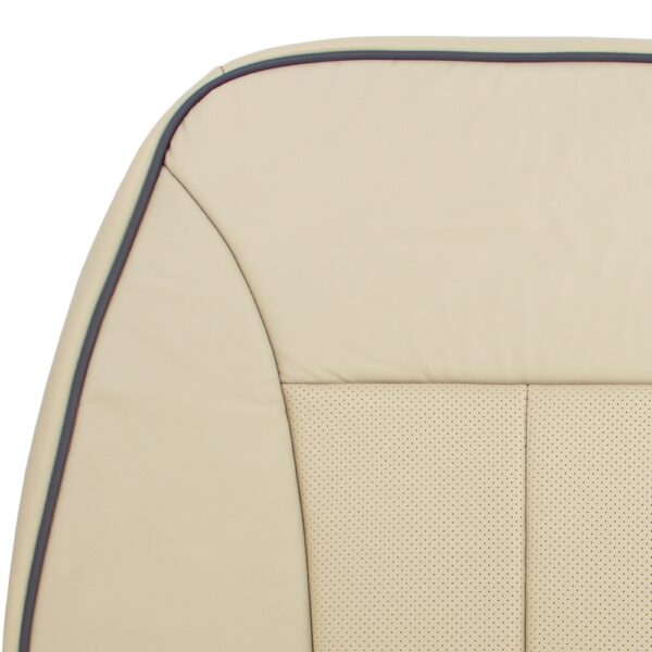 lincoln-mkx-perforated-leather-2007-2010-light-camel-front-driver-or-passenger-top-close-view-oem-replacement-seat-cover Lincoln MKX 2007-2010 | Funda de asiento de recambio OEM