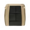 lincoln-navigator-cuir-perforé-2007-2014-2-tone-camel-et-charcoal-noir-avant-passager-fond-oem-remplacement-siège-4 Lincoln Navigator 2007-2014 - Housse de siège de remplacement OEM