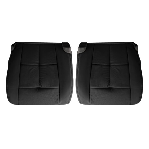 lincoln-navigator-cuir perforé-2007-2014-noir anthracite-avant-conducteur-et-passager-fonds-oem-remplacement-de-siège Lincoln Navigator 2007-2014 - Housse de siège de remplacement OEM