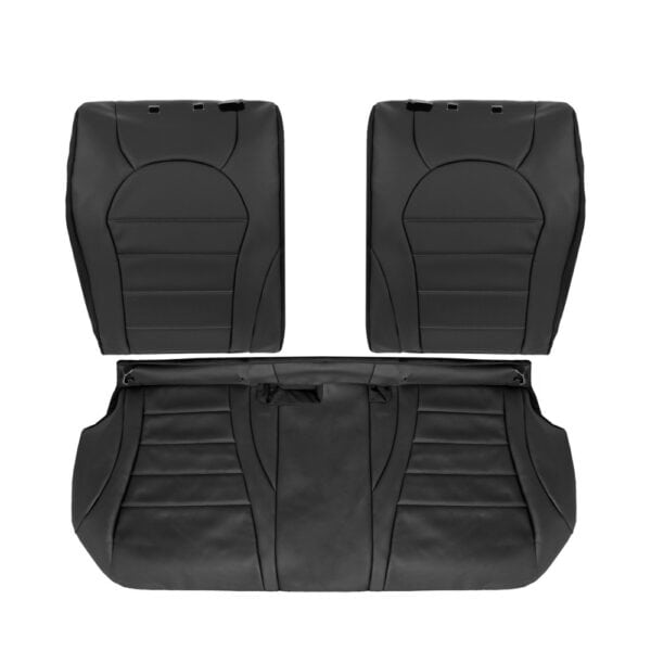 mercedes-benz-c-class-genuine-leather-perforated-2015-2022-black-white-stitching-rear-driver-and-passenger-top-and-bottom-oem-replacement-seat-cover Mercedes-Benz Classe C 2015-2022 - Housse de siège de remplacement OEM