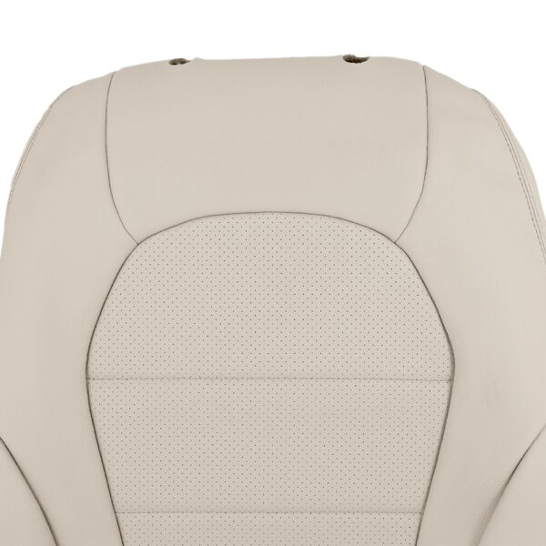mercedes-benz-c-class-leatherette-perforated-2015-2022-silk-beige-front-driver-or-passenger-top-close-view-oem-replacement-seat-cover Mercedes-Benz Classe C 2015-2022 - Housse de siège de remplacement OEM