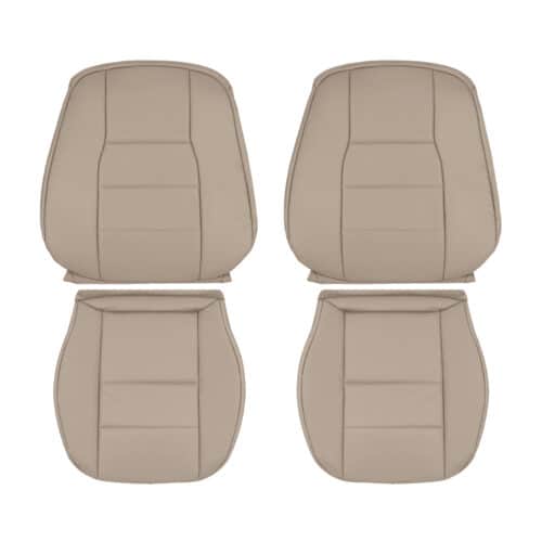 mercedes-benz-glk-class-genuino-cuero-perforado-2010-2015-almendra-cubre-asientos-de-conductor-y-pasajero-tapa-y-fondo-oem-de-reemplazo Mercedes-Benz Clase GLK 2010-2015 | Funda de asiento de recambio OEM