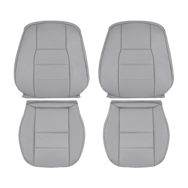 mercedes-benz-glk-class-genuino-cuero-perforado-2010-2015-ash-cubre-asientos-de-conductor-y-pasajero-tapa-y-fondo-oem-de-reemplazo Mercedes-Benz Clase GLK 2010-2015 | Funda de asiento de recambio OEM