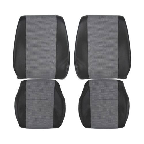 mercedes-benz-sprinter-piel sintética-con-insertos-de-ropa-2013-2018-negro-delantero-conductor-y-pasajero-tapa-y-fondo-oem-reemplazo-asiento-cubierta Mercedes-Benz Sprinter 2007-2018 | Funda de asiento de recambio OEM